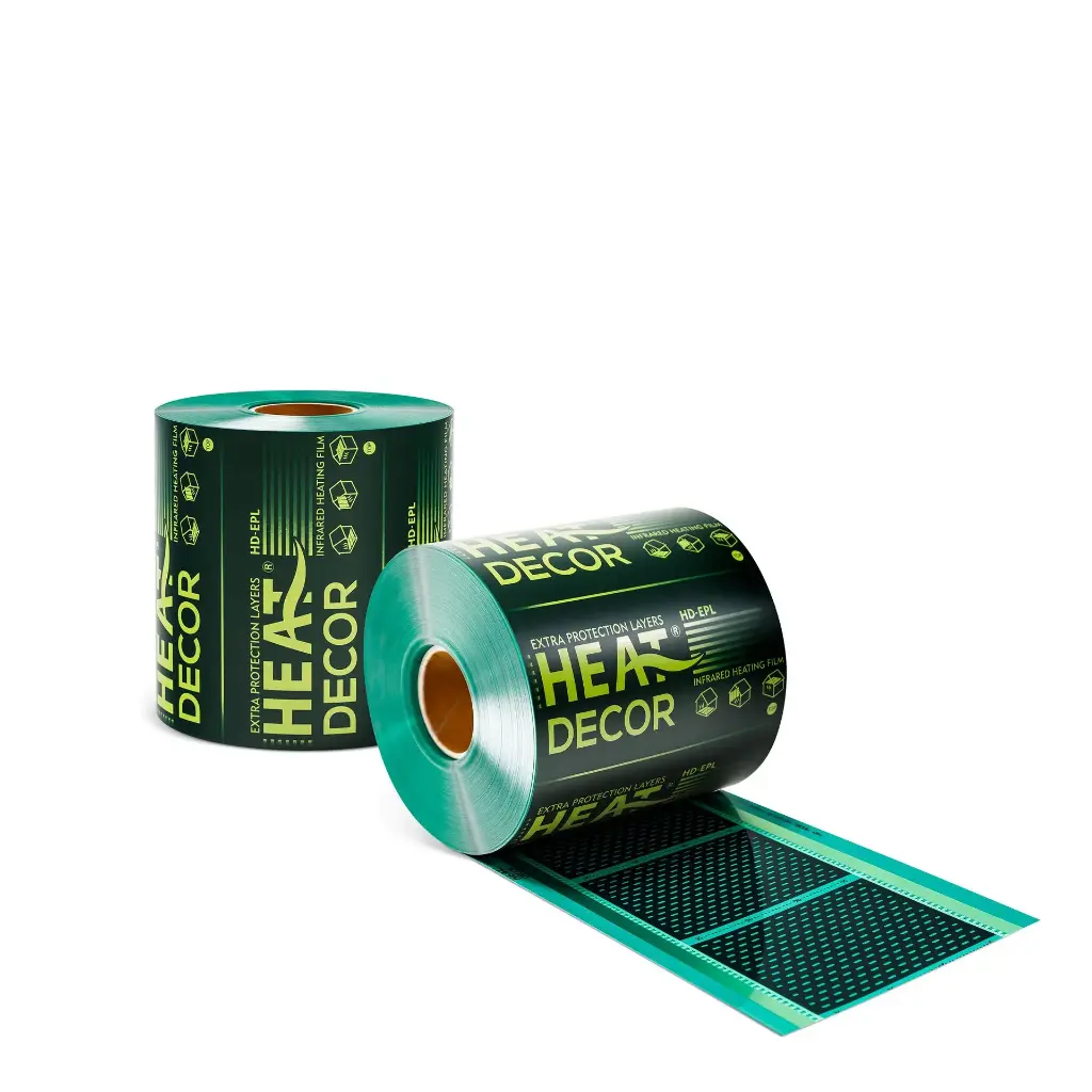 Feuille chauffante HD-EPL 80 Wm² - largeur 25 cm - ROULEAU 75 mc