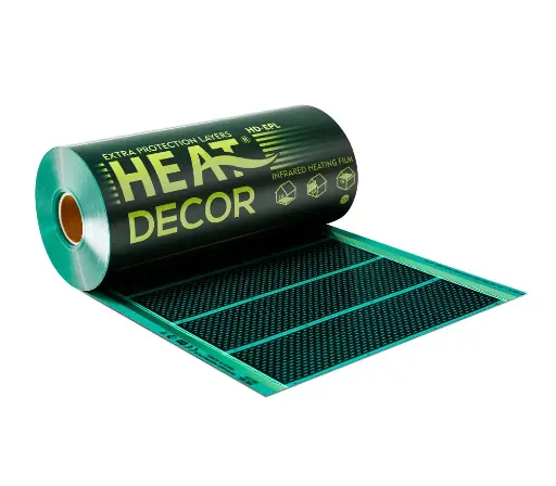Feuille chauffante HD-EPL 80 Wm² - largeur 50 cm - 1 mc