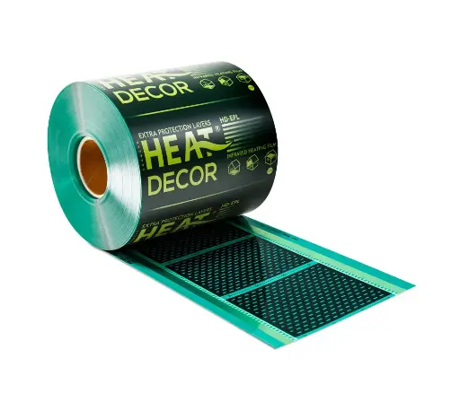 Feuille chauffante HD-EPL 140 Wm² - largeur 25 cm - 1 mc