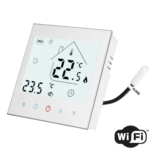 Thermostat programmable HD-T1000.W avec communication Wi-Fi - blanc