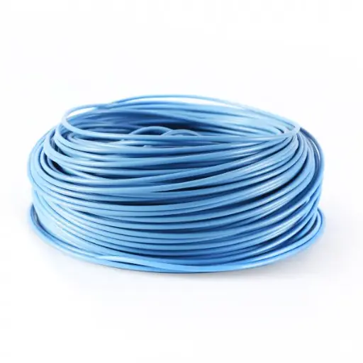 Câble d'installation doublement isolé bleu – câble LgY 1,5 mm² - ROULEAU 100 mc