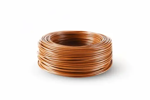 Câble d'installation doublement isolé brun – câble LgY 1,5 mm² - ROULEAU 100 mc